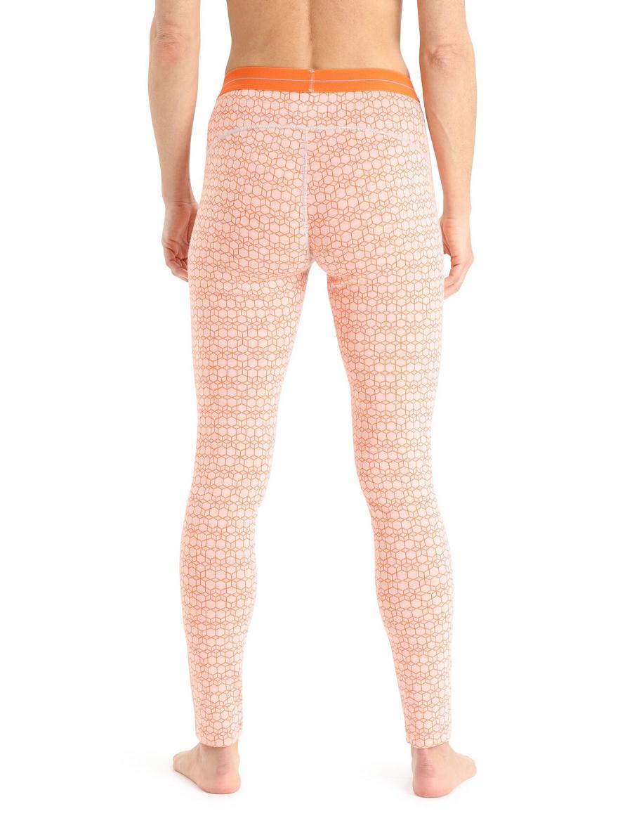 Une pièce Icebreaker Merino 250 Vertex Leggings Alpine Geo Femme Blanche | FR 1791ZUTG